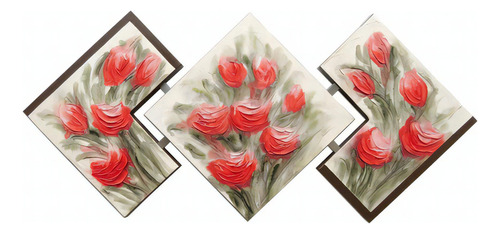 Quadros Decorativos Sala Quarto Moderno Decorar Parede Cor Floral lilás