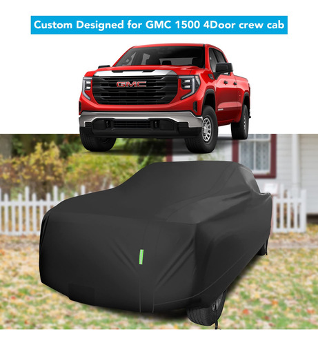 Funda Coche Para Gmc Sierra Camioneta Cabina Doble Cama Pie