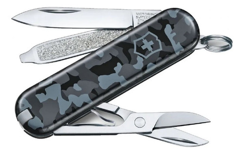 Cortaplumas Victorinox Classic Camo Suiza 7 Usos Tijera Lima