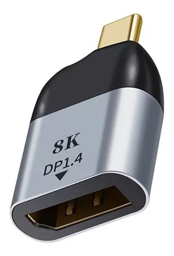 Adaptador Usb C 3.1 A Displayport 1.4 3d Tipo C 8k 60hz/4k