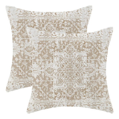 Aeioae Boho Fundas De Almohada 16x16 Pulgadas Juego De 2,est