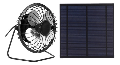 Mini Panel Solar De 5w Con Ventilador De Refrigeración Portá