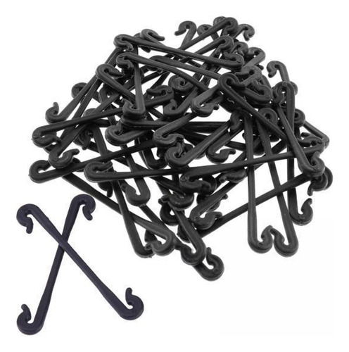2 X 200x Clips De Soporte Para De Jardín Clips