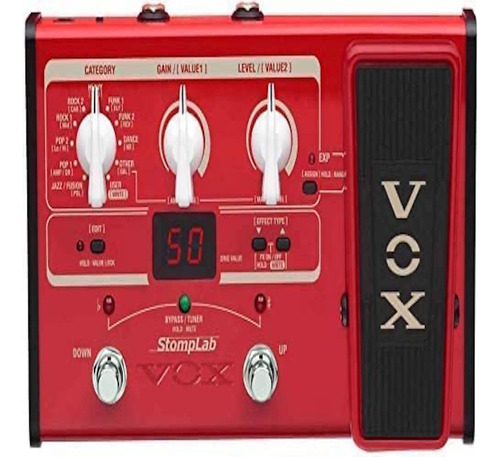Pedal De Modelado Multiefectos Vox Stomplab 2b Con Exó...