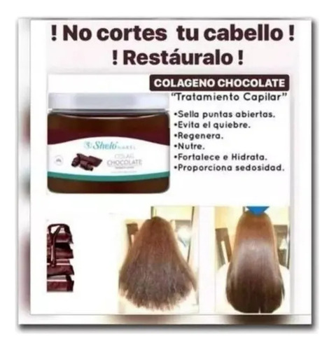 Colag Chocolate Tratamiento Capilar Hidratante 300g Colágeno
