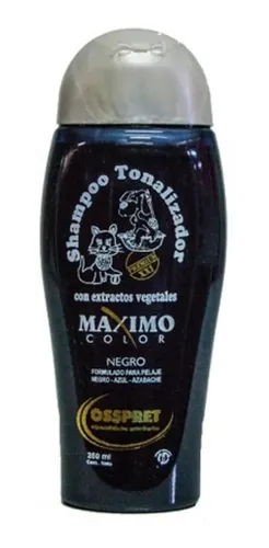 comprar Shampoo Osspret Maximo Color Negro Perros Y Gatos 260ml