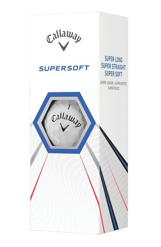 Buke Golf - Pelota Callaway Supersoft Blanca X3