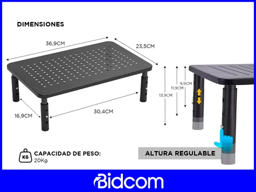 Soporte De Notebook Y Monitor Gadnic Tipo Mesa Portátil