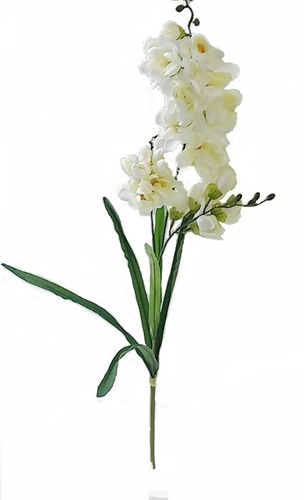 Haste Orquídea Frésia Flor Com Folhas Arranjo Decoração | Parcelamento sem  juros