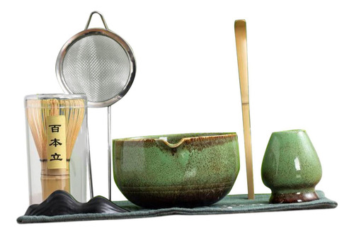 7x Matcha Set Ceremonía Del Té, Accesorios De Herramientas