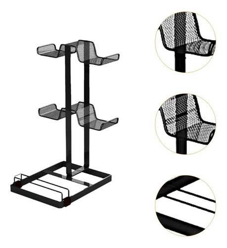 Organizador De Controladores Soporte Para Auriculares Negro