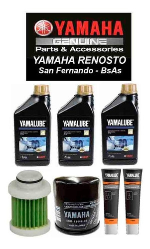 Kit De Servicio Original Yamalube Para Motores Yamaha 50hp 4 Tiempos Efi