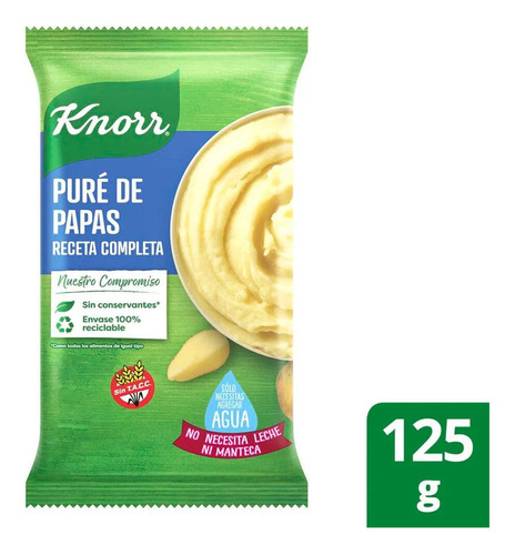 Pure De Papas Knorr Receta Completa  X 125 Gr