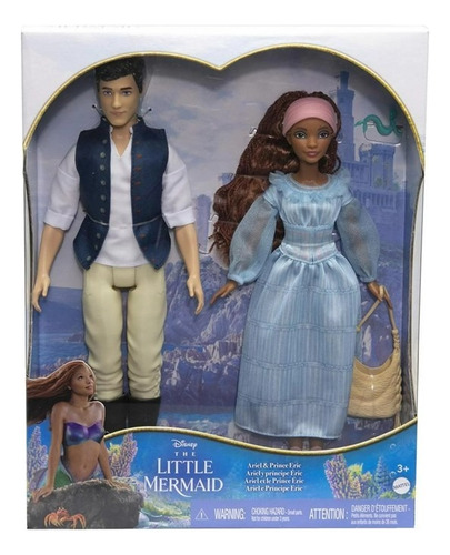  La Sirenita 2 Pack Ariel Y Eric Hlx14