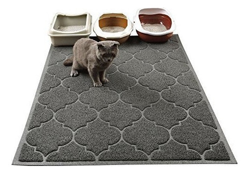 Cat Litter Mat Xl Super Tamano Libre De Ftalatos Facil De