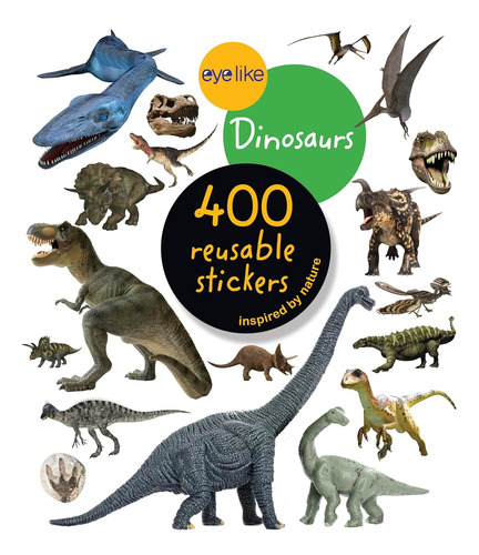 400 Stickers Dinosaurios + Hay Un T Rex En La Ciudad Larouss