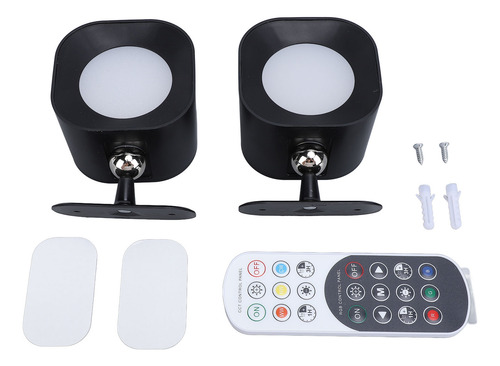 Lámpara De Pared Led De Doble Cara Ajustable Rgb &