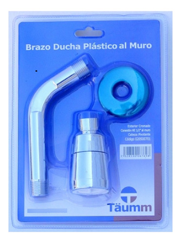 Brazo Ducha Plástico Al Muro Taumm