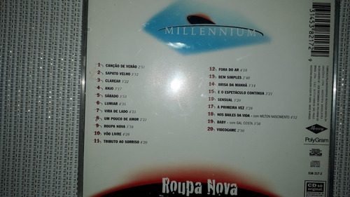 Cd Roupa Nova - Millennium ( 8607 ) (Usado)