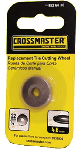 Rueda De Corte Corta Ceramicos Manual Crossmaster 9936836