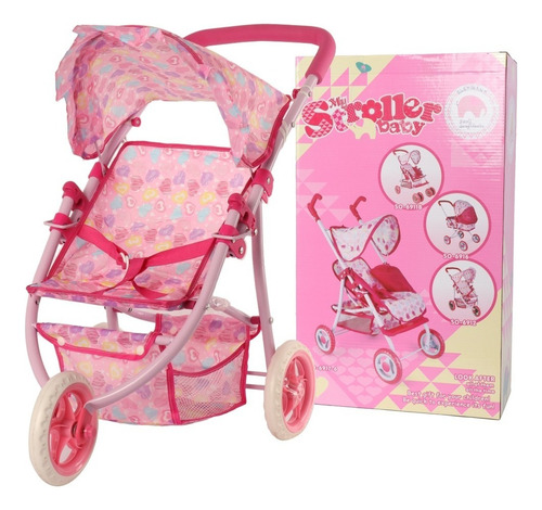 Coche Para Bebe De Juguete Grande 3 Ruedas- Juguete-muñeca