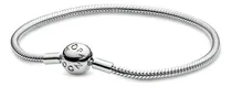 Comprar Pulsera Pandora Cadena Serpiente Cierre Redondo Plata 925 Plata 6 Cm