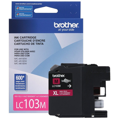 Cartucho Brother Alto Rendimiento Color Magenta Lc103m
