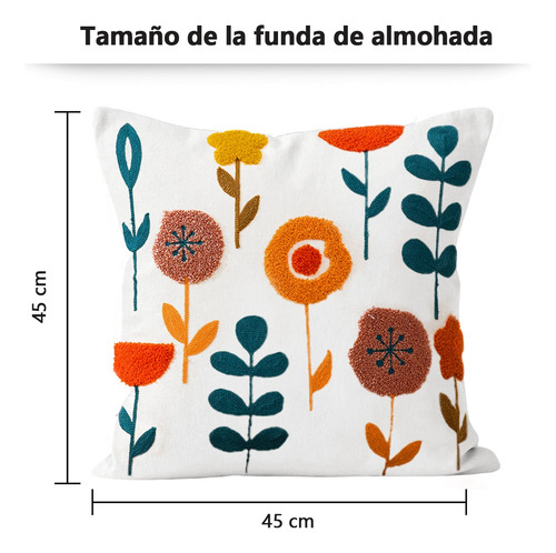 Juego De 2 Fundla Para Cojines Decorativos Sala Sofa 45x45cm Estilo Aleatorio
