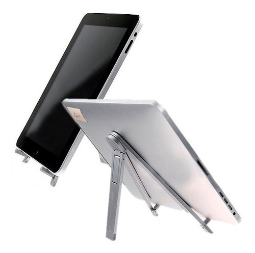 Imagen 1 de 2 de Soporte Pie Universal Aluminio Tablet iPad Tabletas Samsung®