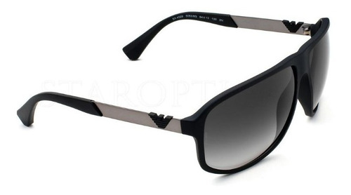 Lentes Emporio Armani Ea 4029 50638g - Black Rubber/gray