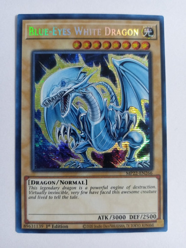 Blue-eyes White Dragon - Prismatic Secret    Mp22  Ojos Azul