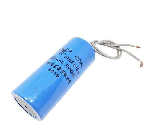 Capacitor De Arranque Motores Cd60 100uf 250v 