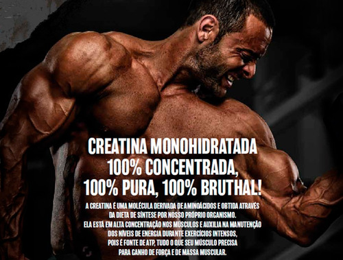Creatina Monohidratada 100g - Bruthal Sport Supplements