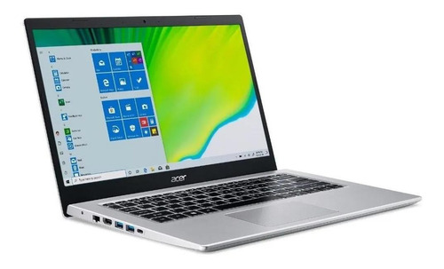 Imagem 2 de 4 de Notebook Acer Aspire 5 A514-53 prata 14", Intel Core i5 1035G1 8GB de RAM 256GB SSD, Intel UHD Graphics G1 60 Hz 1366x768px Windows 10 Home