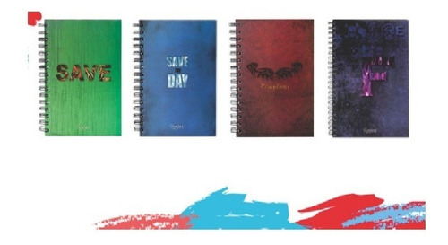 Cuaderno Universitario A4 Triuante Tapa Dura 120 H Calados Color Varios