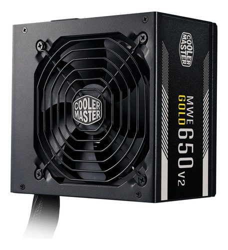 Fuente De Poder Cooler Gold 650 80 Plus Gold 24-pin Atx 650w Color Negro