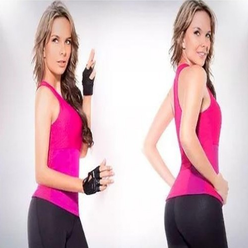 Camiseta Termoactiva Reductor M L Xl Negro Fucsia Calipso
