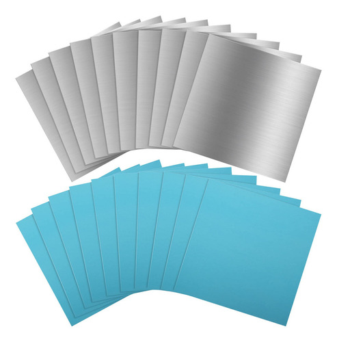 Paquete De 20 Láminas De Aluminio 6061 T6 Planas Para Manual