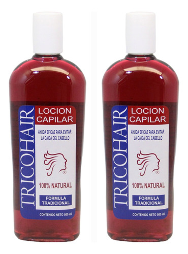 Tricohair Loción Capilar Anticaída 500 Ml. 2 Pack