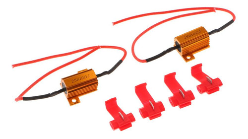 3 Par 12v 25w 10ohm Resistencia De Carga Para Reparar De