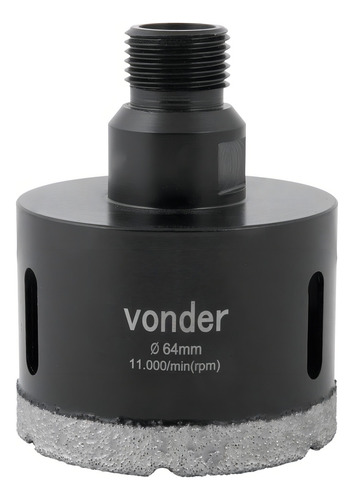 Serra Copo Diamantada Para Esmerilhadeira 64 Mm Vonder