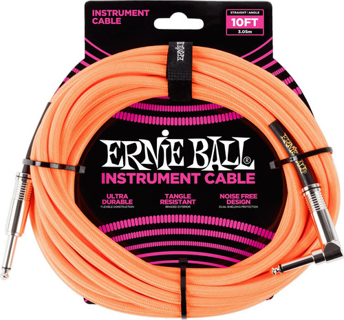 Cable Ernie Ball P06079 Plug Recto - Angular ( L ) 3 Metros