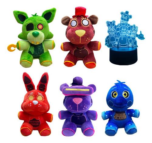 Dsa Fnaf Cinco Noches Harén Freddy Mutante Peluche Oso 123