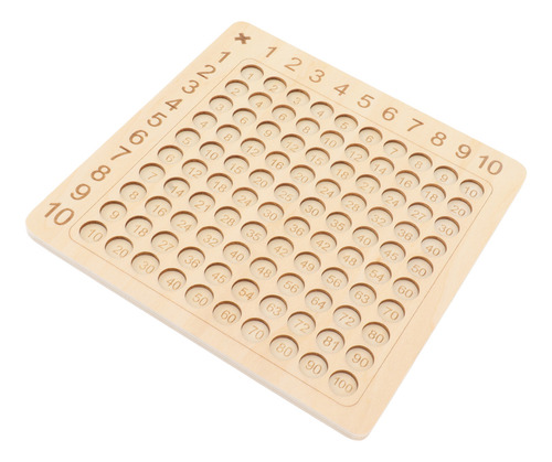 Tabuleiro De Jogo De Multiplicação Wooden Educational For Le