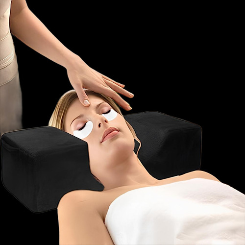 Almohada De Masaje Espuma En Forma U Profesional Negro