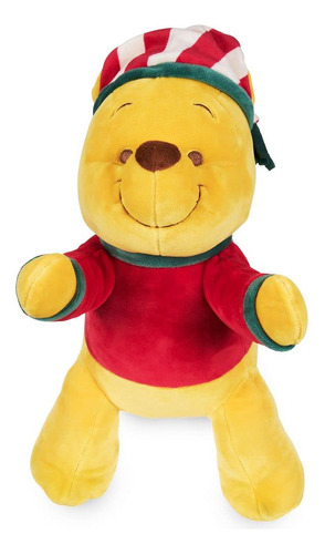 Disney Winnie The Pooh Holiday Cuddleez Peluche Mediano. Color Multicolor