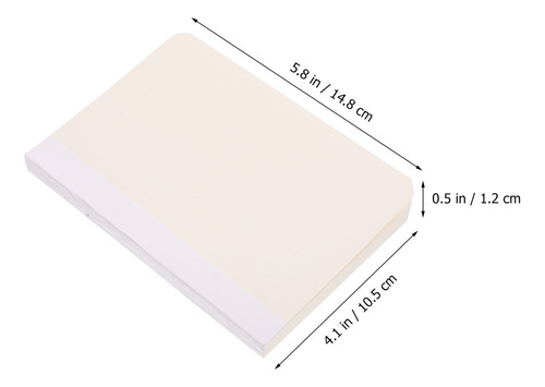 Recambio De Página Interior De Papel Rayado Profesional En B