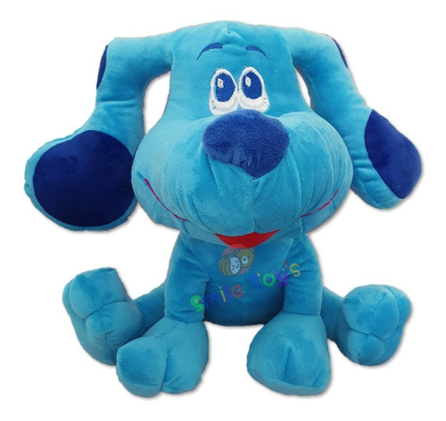 Peluche Blue Pistas De Blue Excelente Calidad Bordado Grande