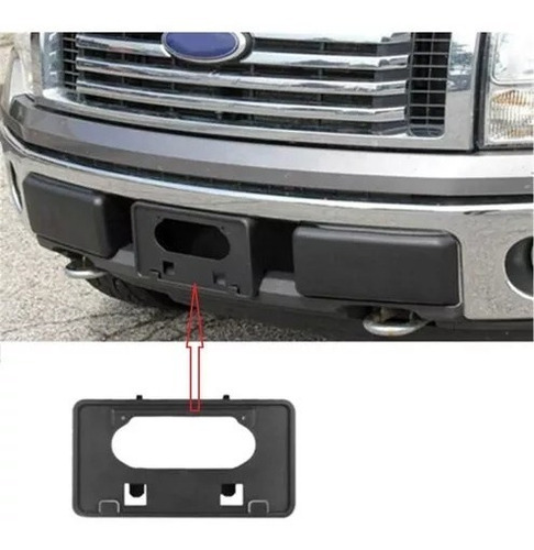 Portaplaca Defensa Delantera Ford F-150 F-250 2009 2010 2011