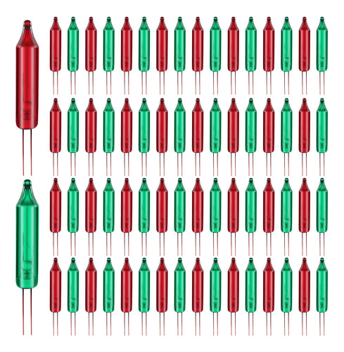 Mudder 500 Mini Bombillas De Repuesto De Navidad De 2.5 Volt